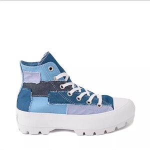 Women’s Converse Chuck Taylor Lugged Sneaker Denim Patchwork